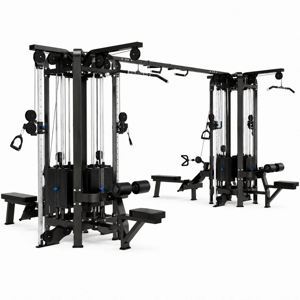 Giàn Tạ 4 Mặt Đa Năng Commercial 4-Stack Multi-Gym