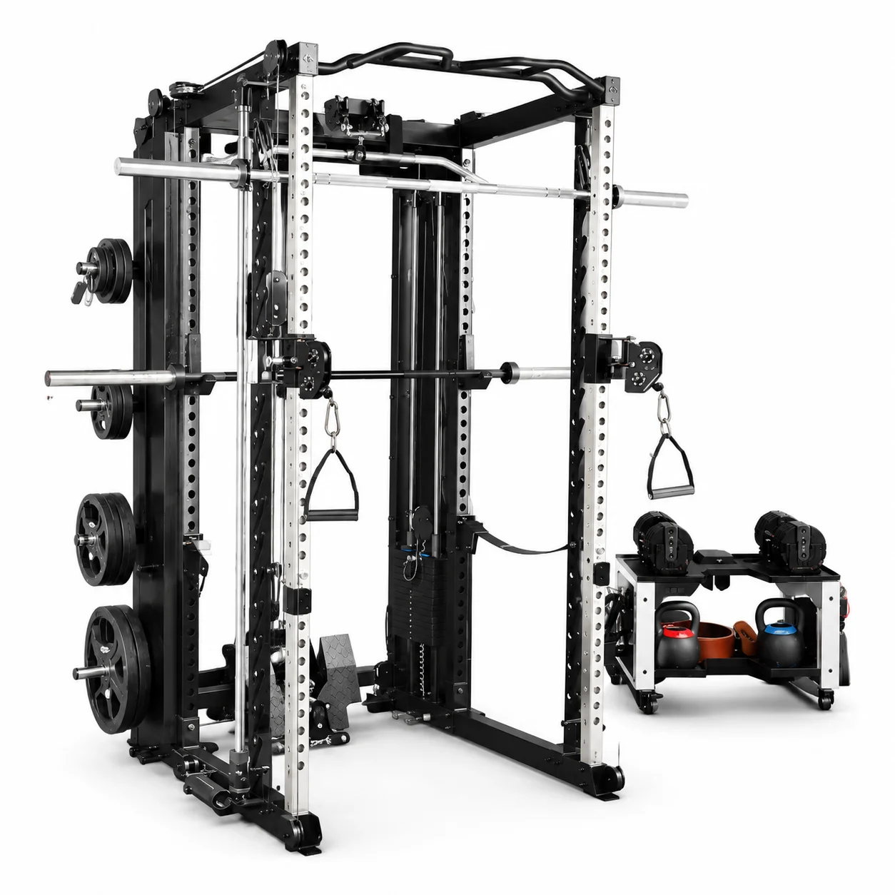 Khung Gánh Smith Machine & Power Rack Đa Năng Commercial Combo