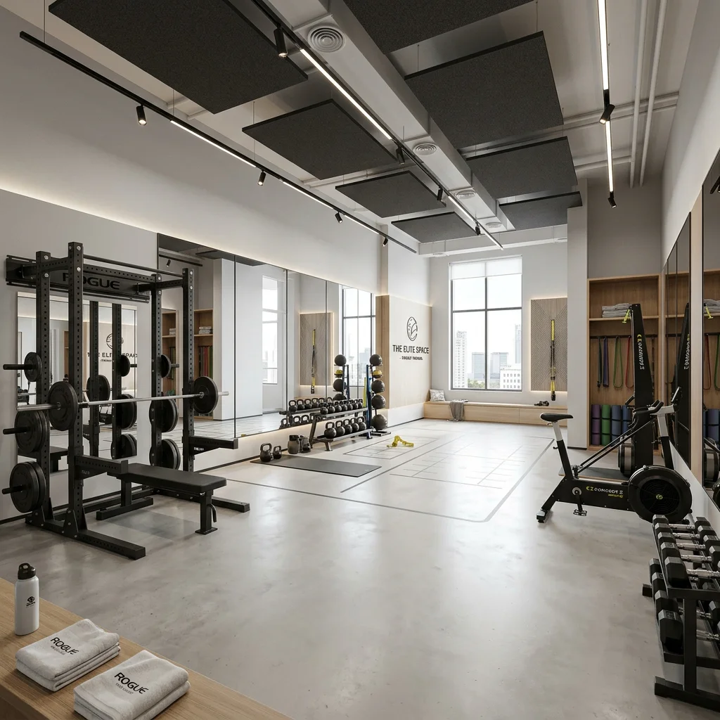 CONCEPT THIẾT KẾ PRIVATE PT STUDIO 100M² TỐI ƯU DOANH THU